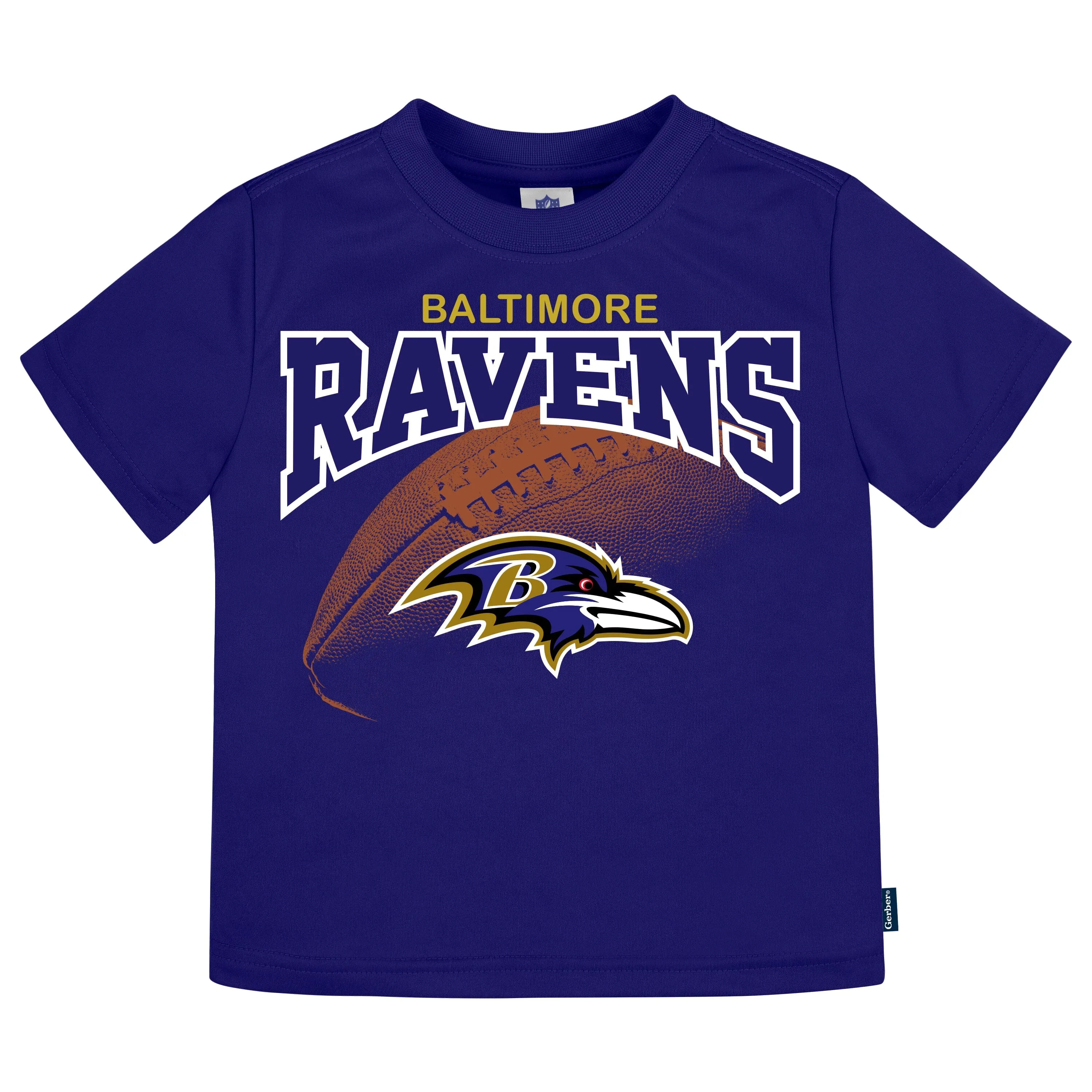 3-Pack Baby & Toddler Boys Ravens Short Sleeve Shirts