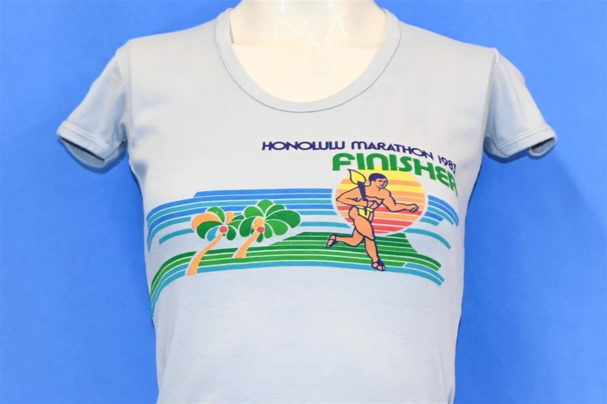 80s Honolulu Marathon 83 Finisher HI t-shirt Women's Small