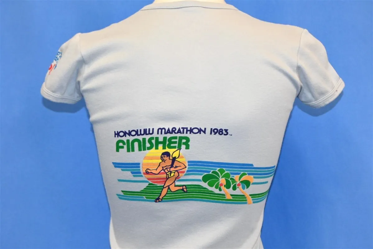 80s Honolulu Marathon 83 Finisher HI t-shirt Women's Small