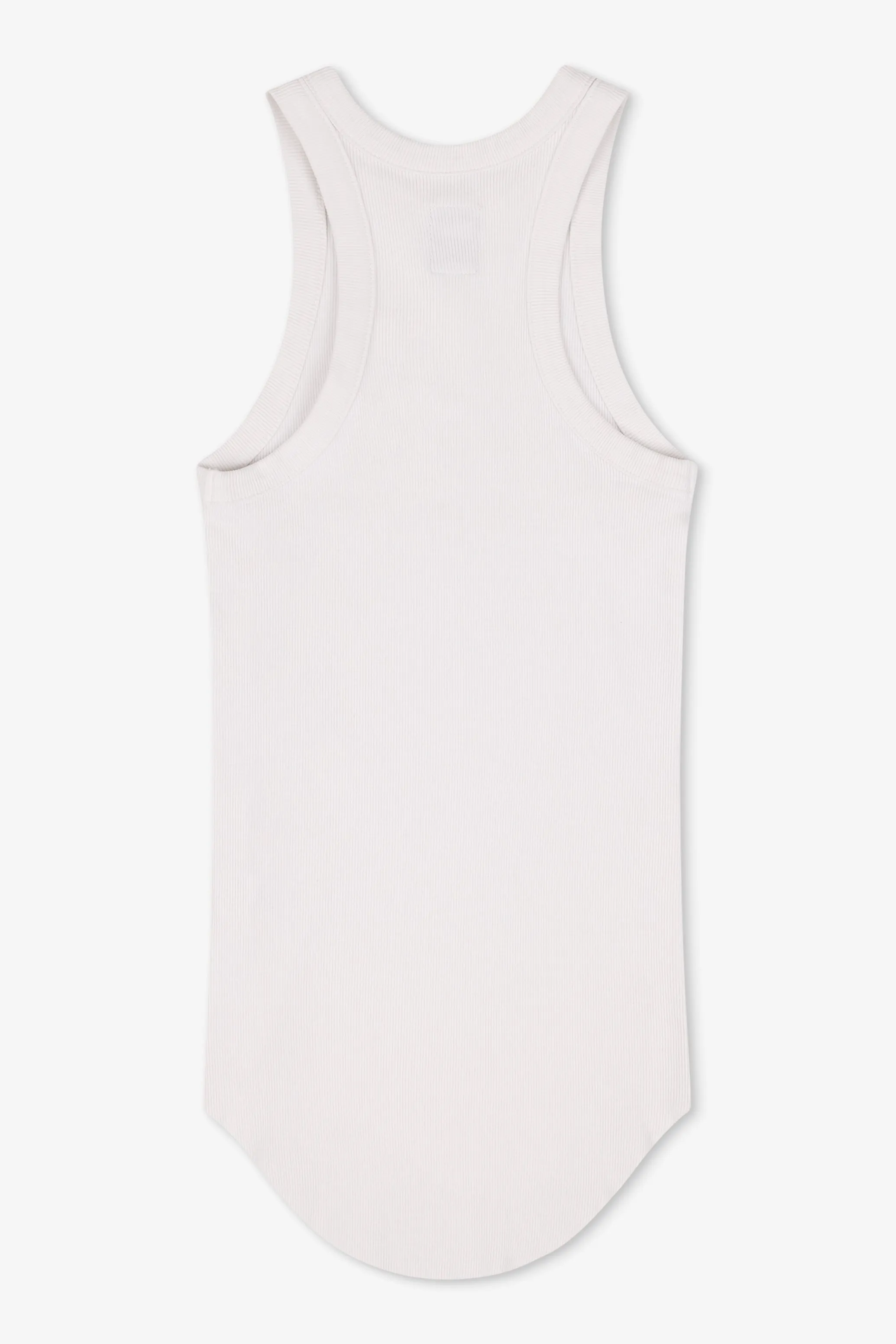 ALEXA FITTED RIB TANK / SOFT WHITE