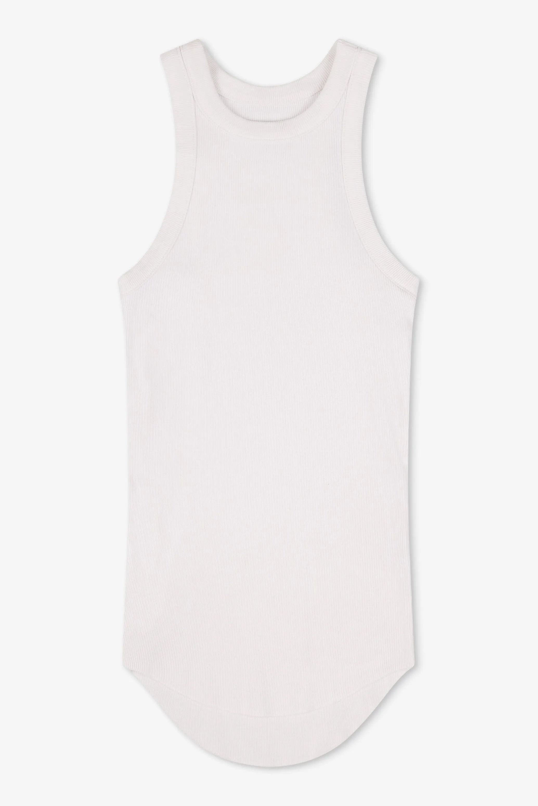 ALEXA FITTED RIB TANK / SOFT WHITE