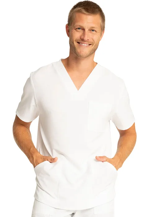 Allura by Cherokee Men's V-Neck Scrub Top CKA686