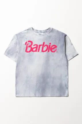 Barbie Oversized Short Sleeve T-Shirt Light Blue