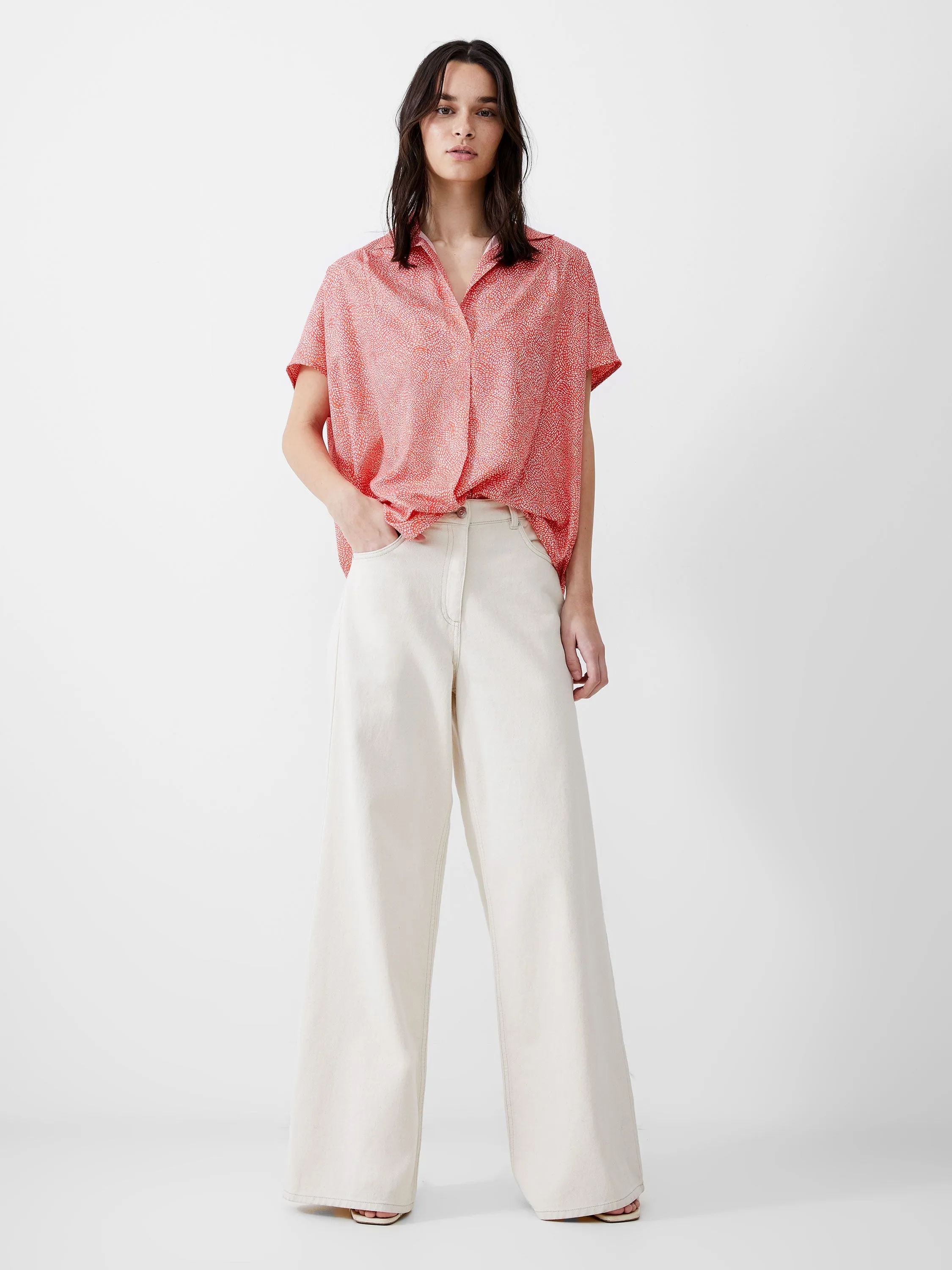 Bernice Crepe Light Popover Shirt