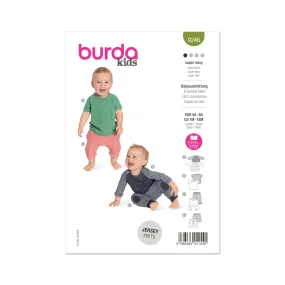 Burda Pattern 9246 Babies' Clothes