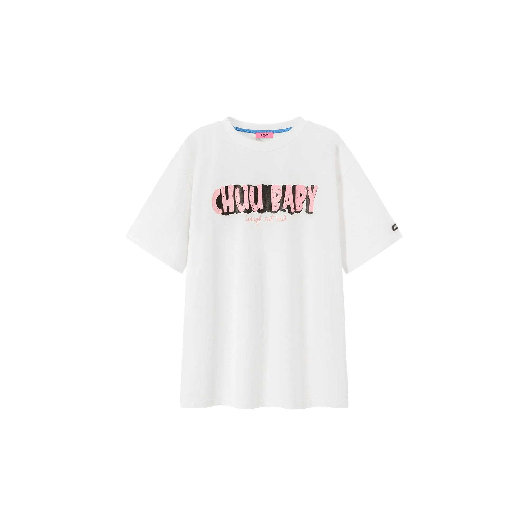 Chuu Baby Logo Cotton Loose Fit T-Shirt