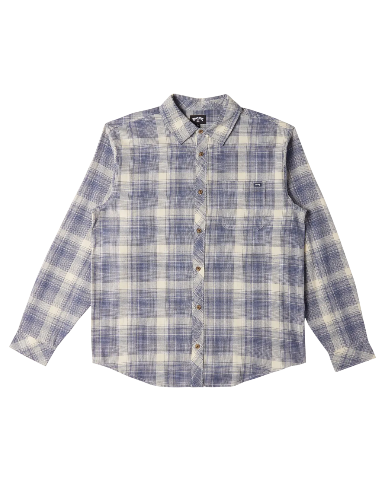 Coastline Flannel Shirt in Slate Blue