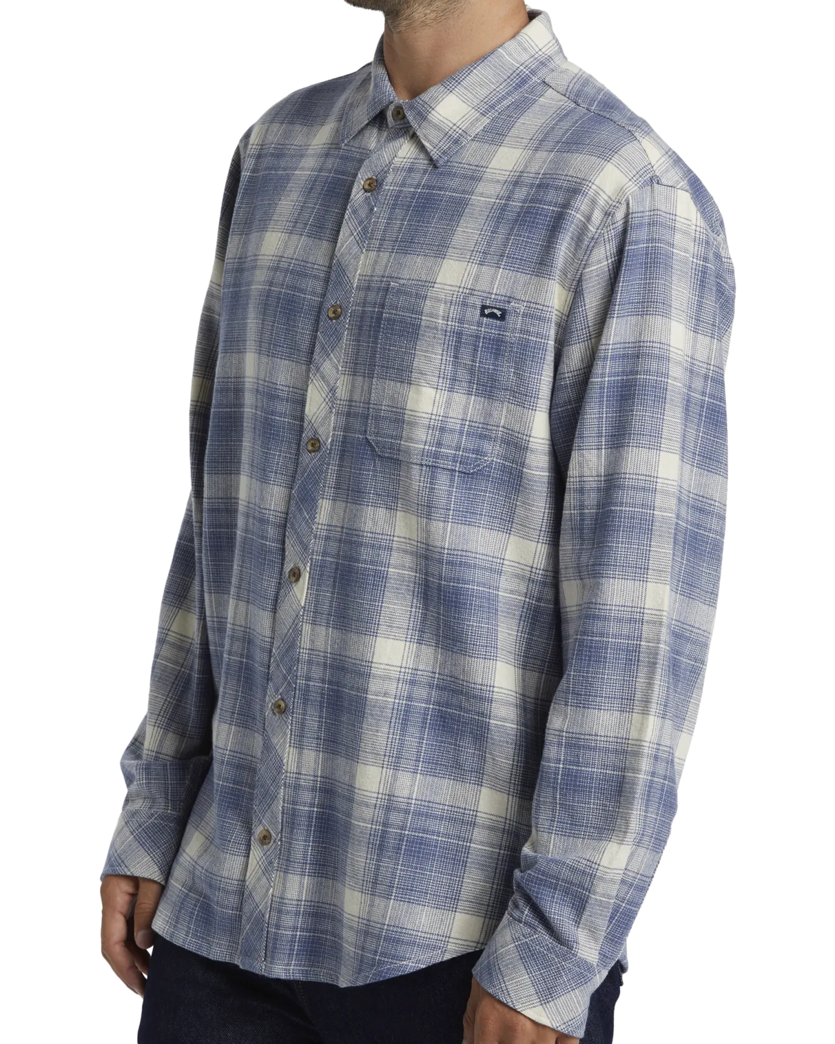 Coastline Flannel Shirt in Slate Blue