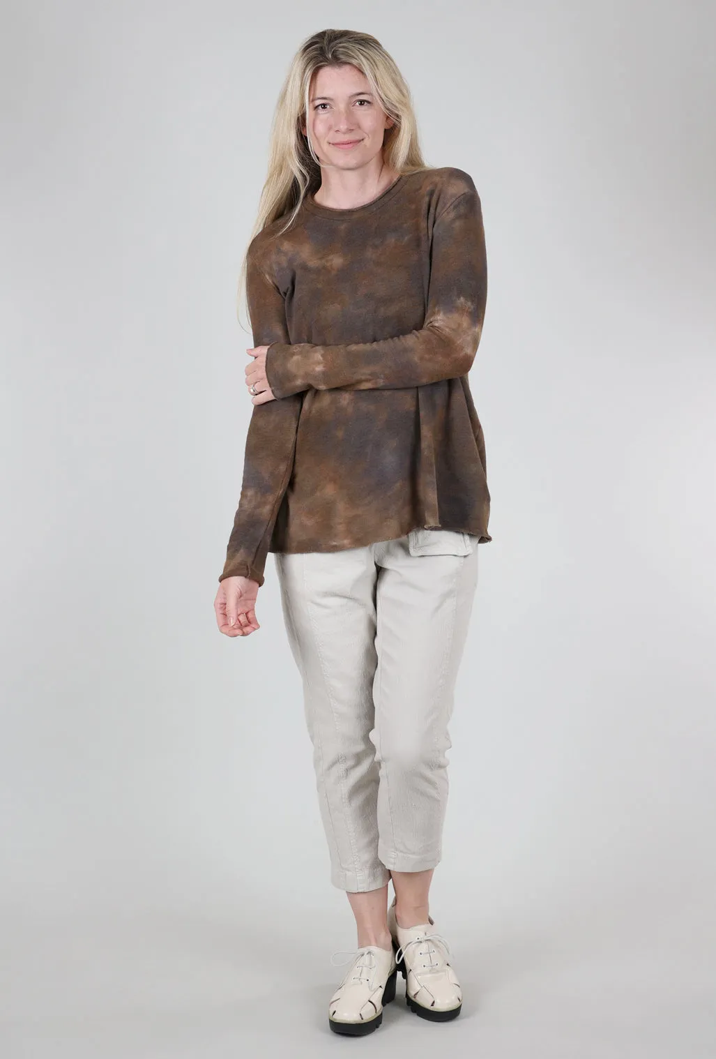 Cozy Smoosh Top, Khaki