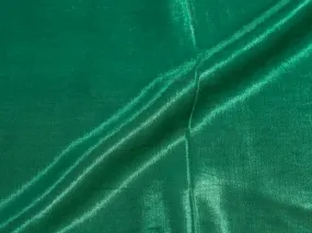 Dark Green Plain Gaji Silk Fabric