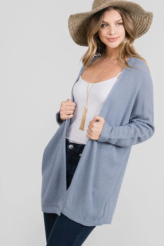 Denim Color Cardigan