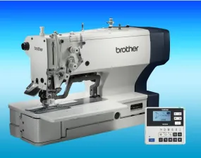 HE-800C - Electronic Direct Drive Lockstitch Button Holer Complete Set With Table , Stand and Castor Wheels. HE800C series