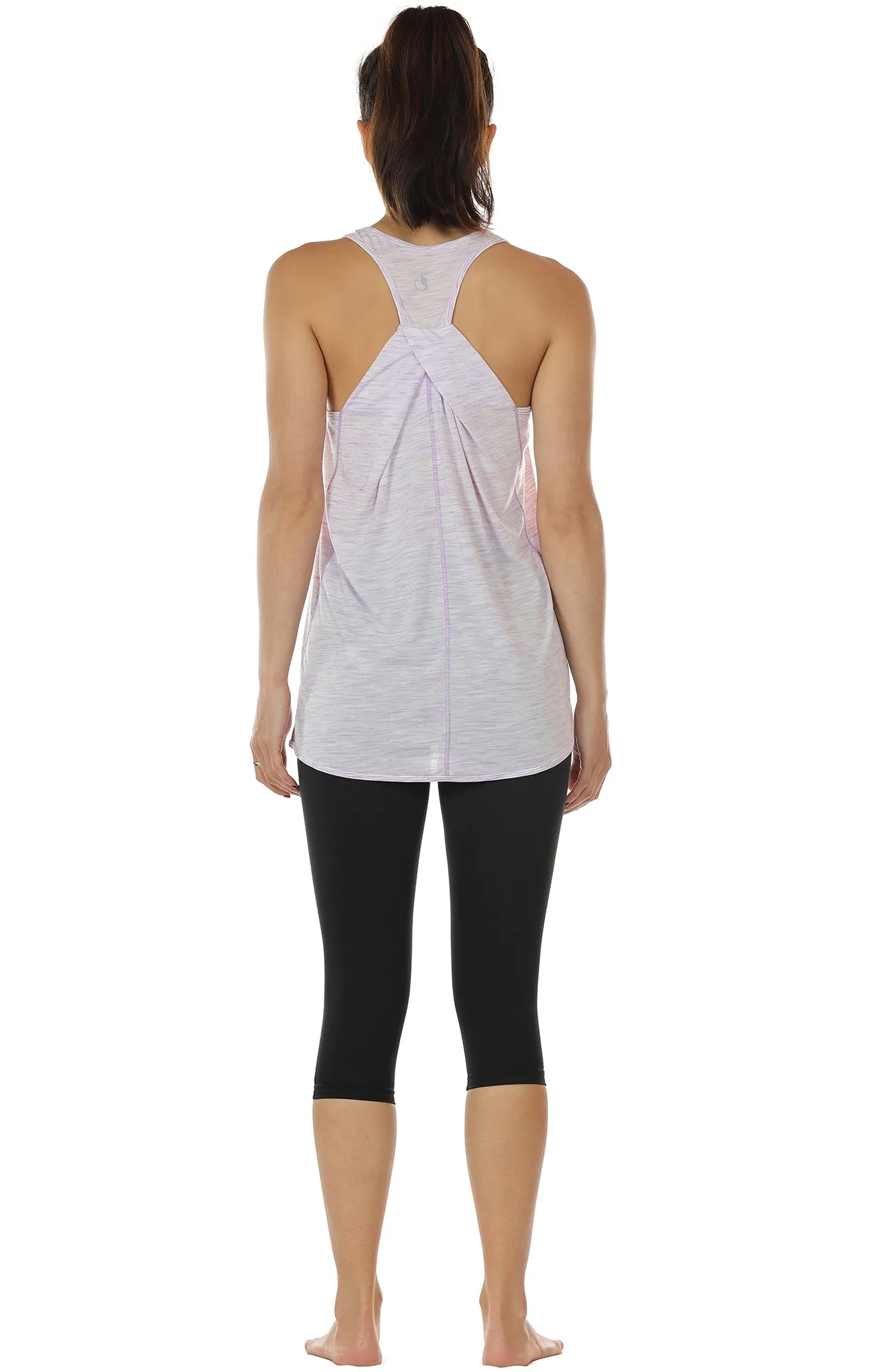 icyzone Workout Tank Shirts Women - Athletic Exercise Yoga Gym Tops, Womens Muscle Tank