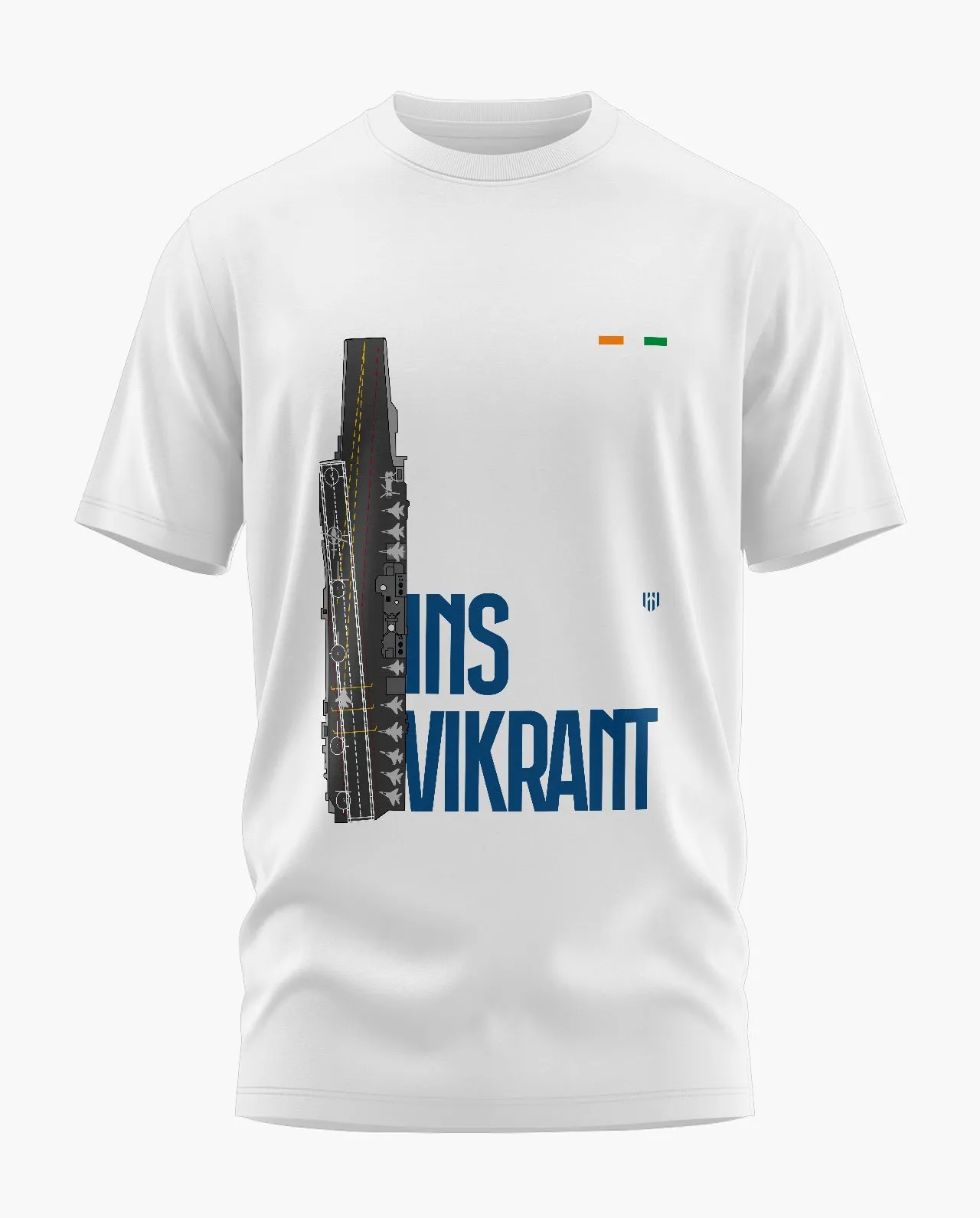 INS Vikrant Aero Armour Signature LuxeSoft Cotton T-Shirt