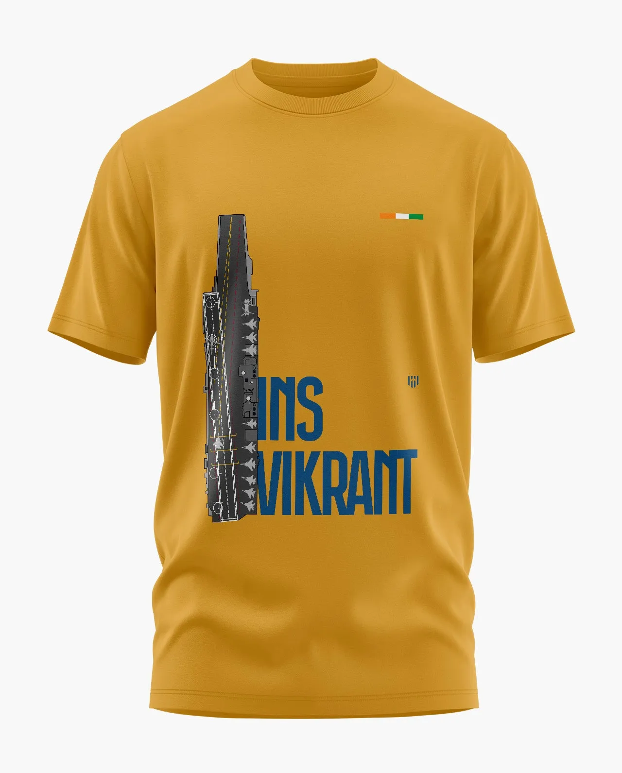 INS Vikrant Aero Armour Signature LuxeSoft Cotton T-Shirt