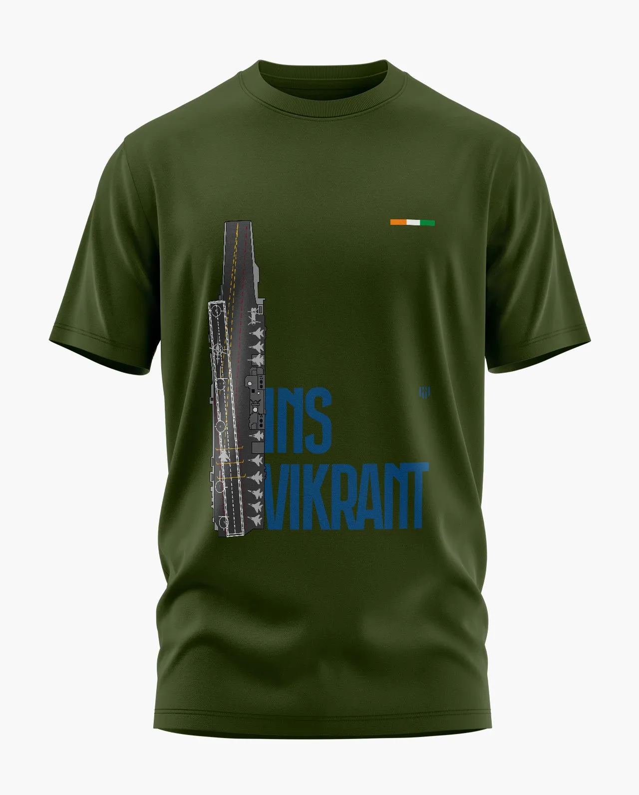 INS Vikrant Aero Armour Signature LuxeSoft Cotton T-Shirt