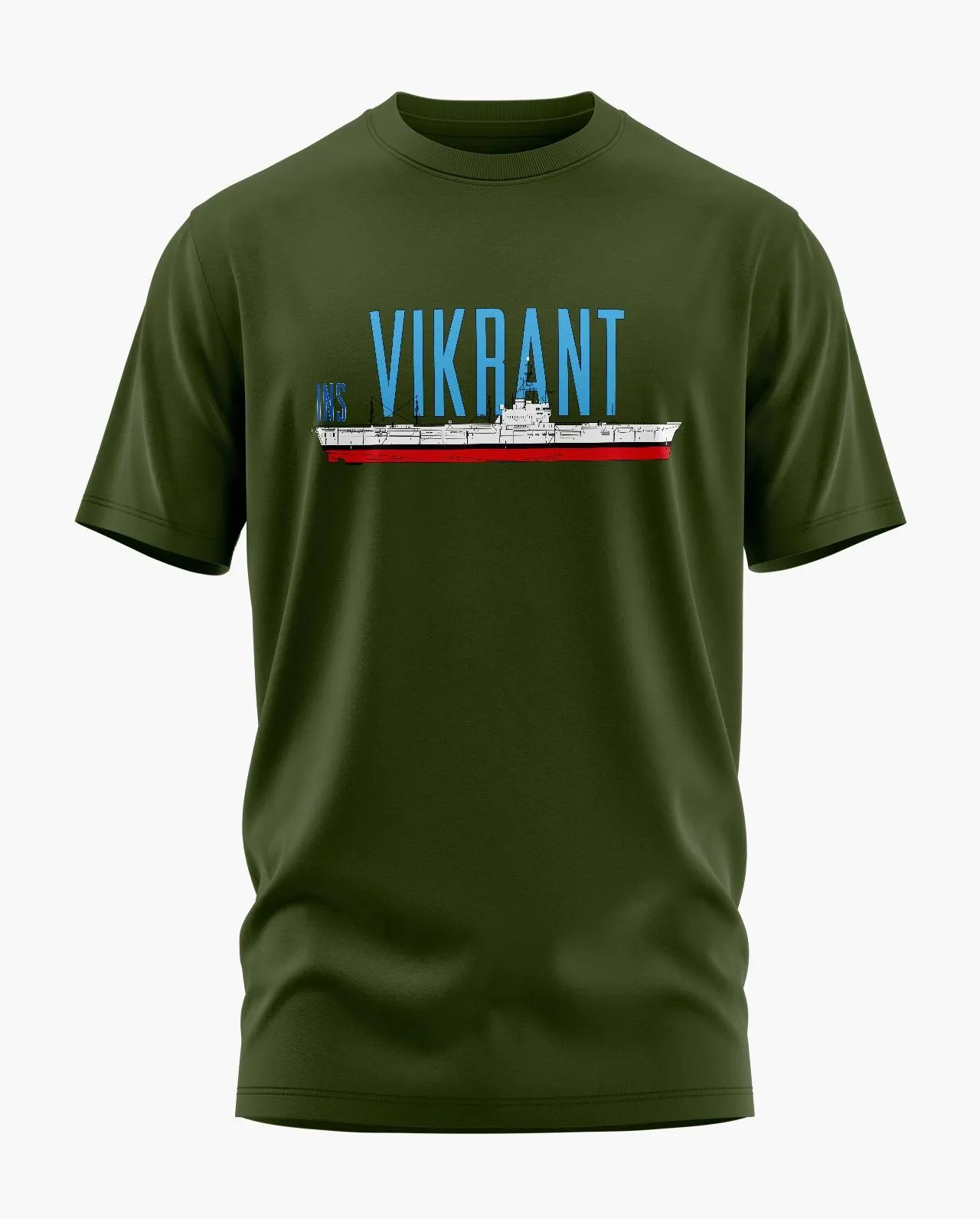 INS Vikrant Signature LuxeSoft Cotton T-Shirt