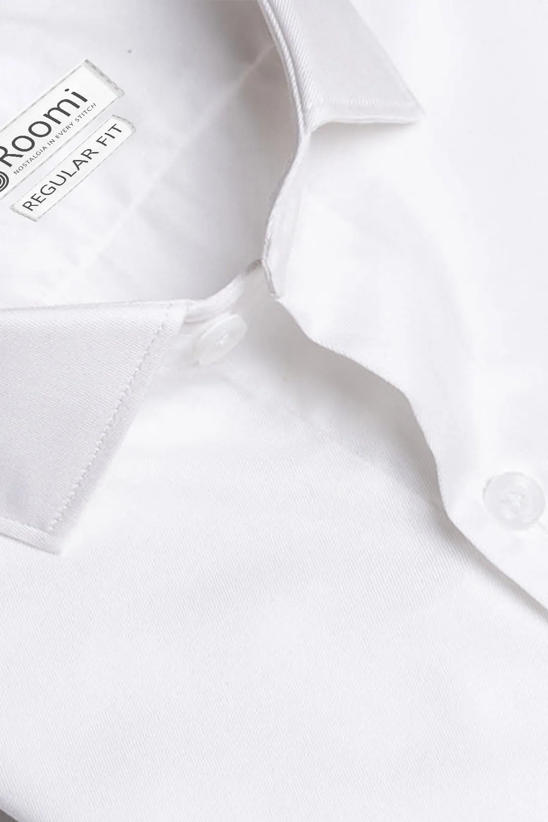 ITALIAN WHITE STRETCH MEN'S SHIRT