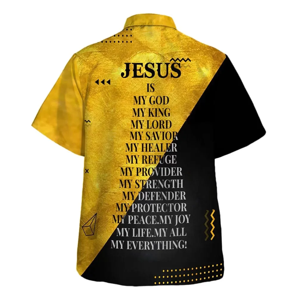 Jesus Is My God Hawaiian Shirts For Men & Women - Christian Hawaiian Shirt - Hawaiian Summer Shirts