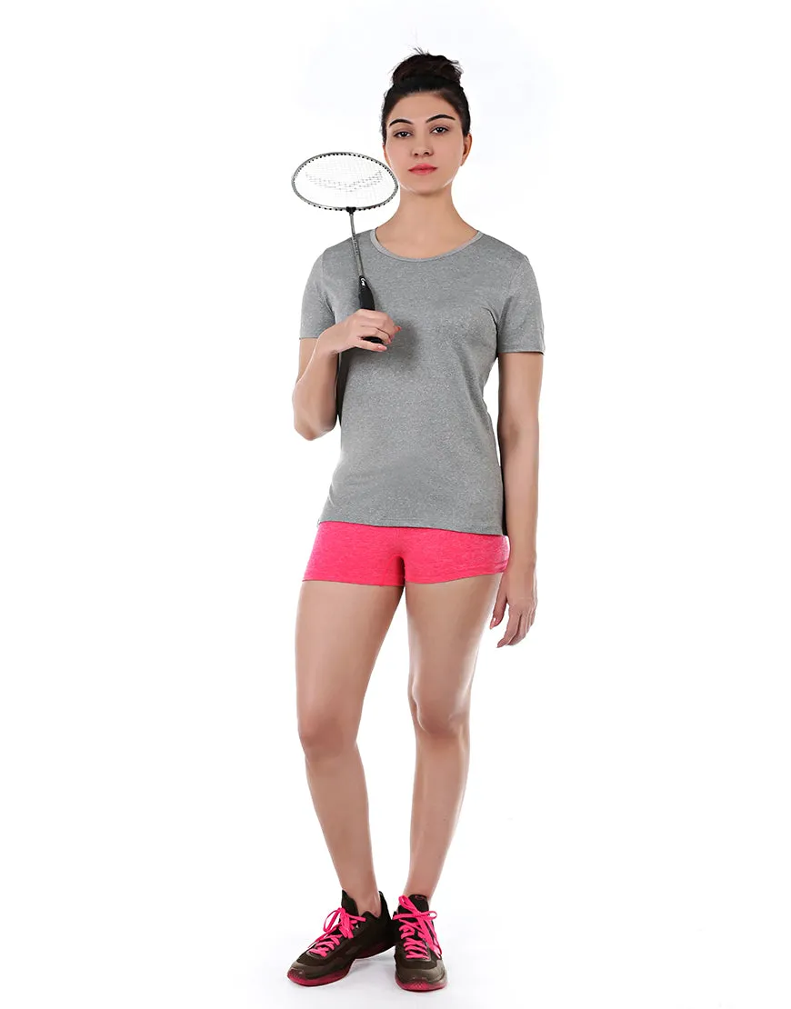 LOSHA EASY MOVEMENT REGULAR FIT T-SHIRT-GREY