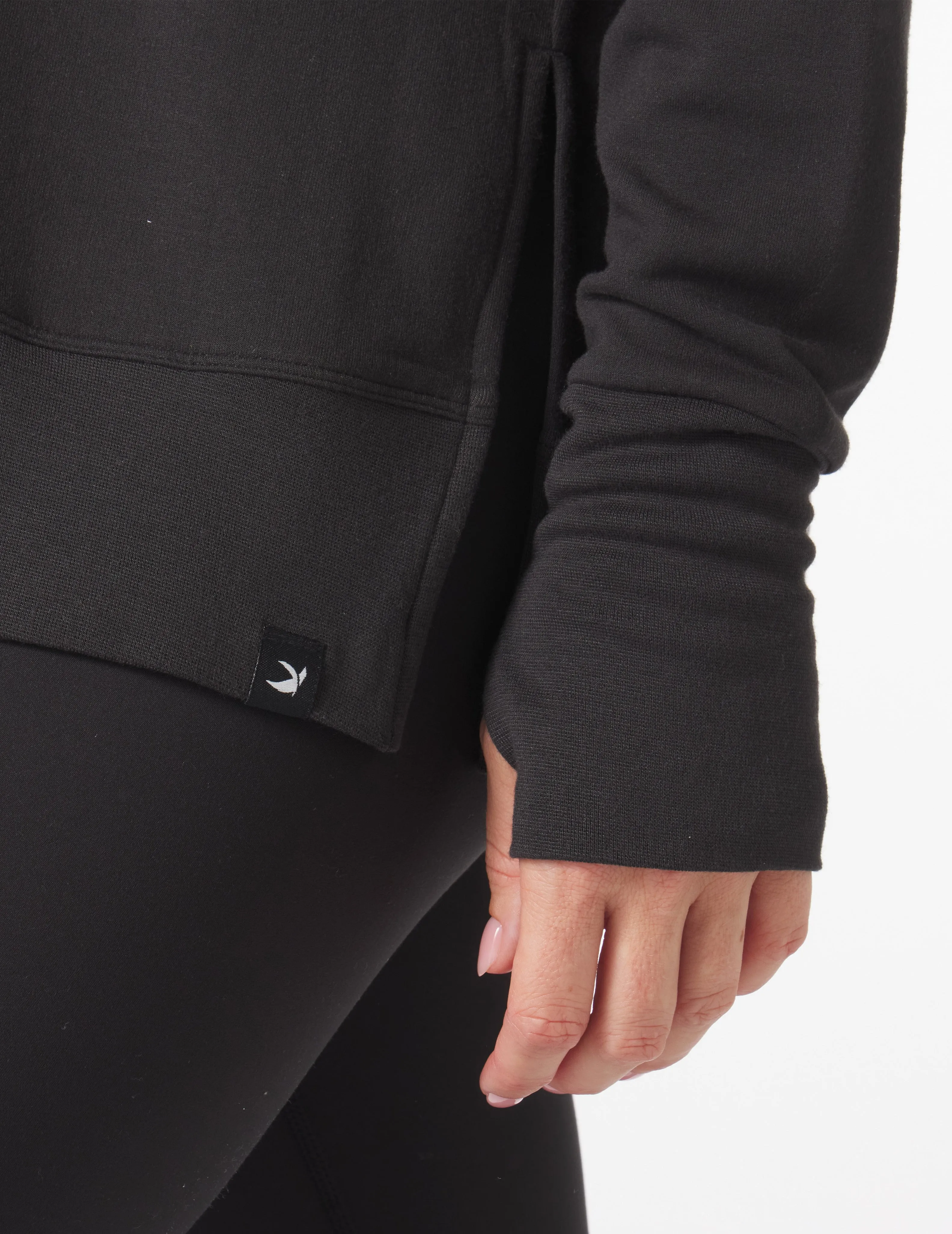 Lounge Long Sleeve: Black/Carbon/Oatmilk/Ash Grey