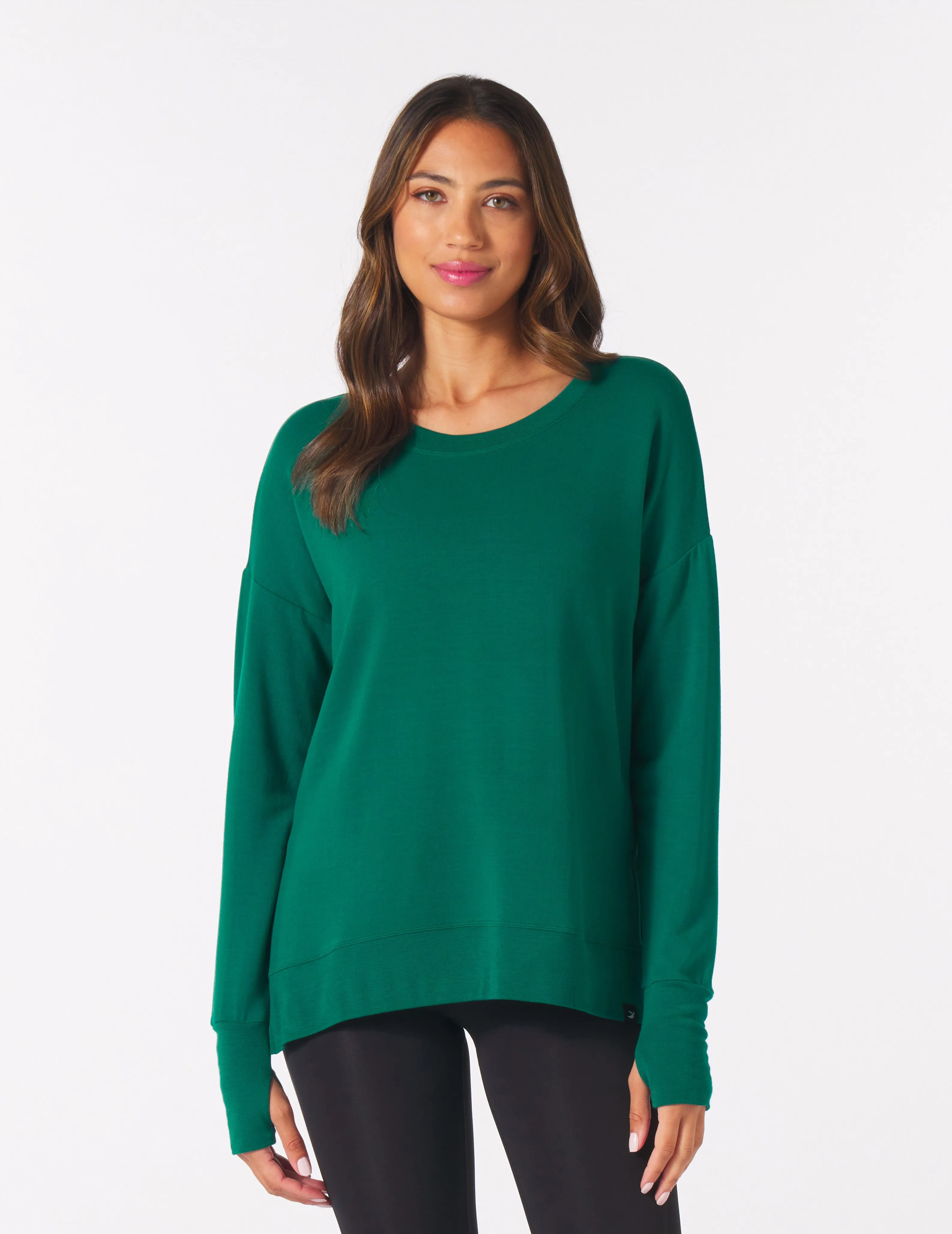 Lounge Long Sleeve: Emerald