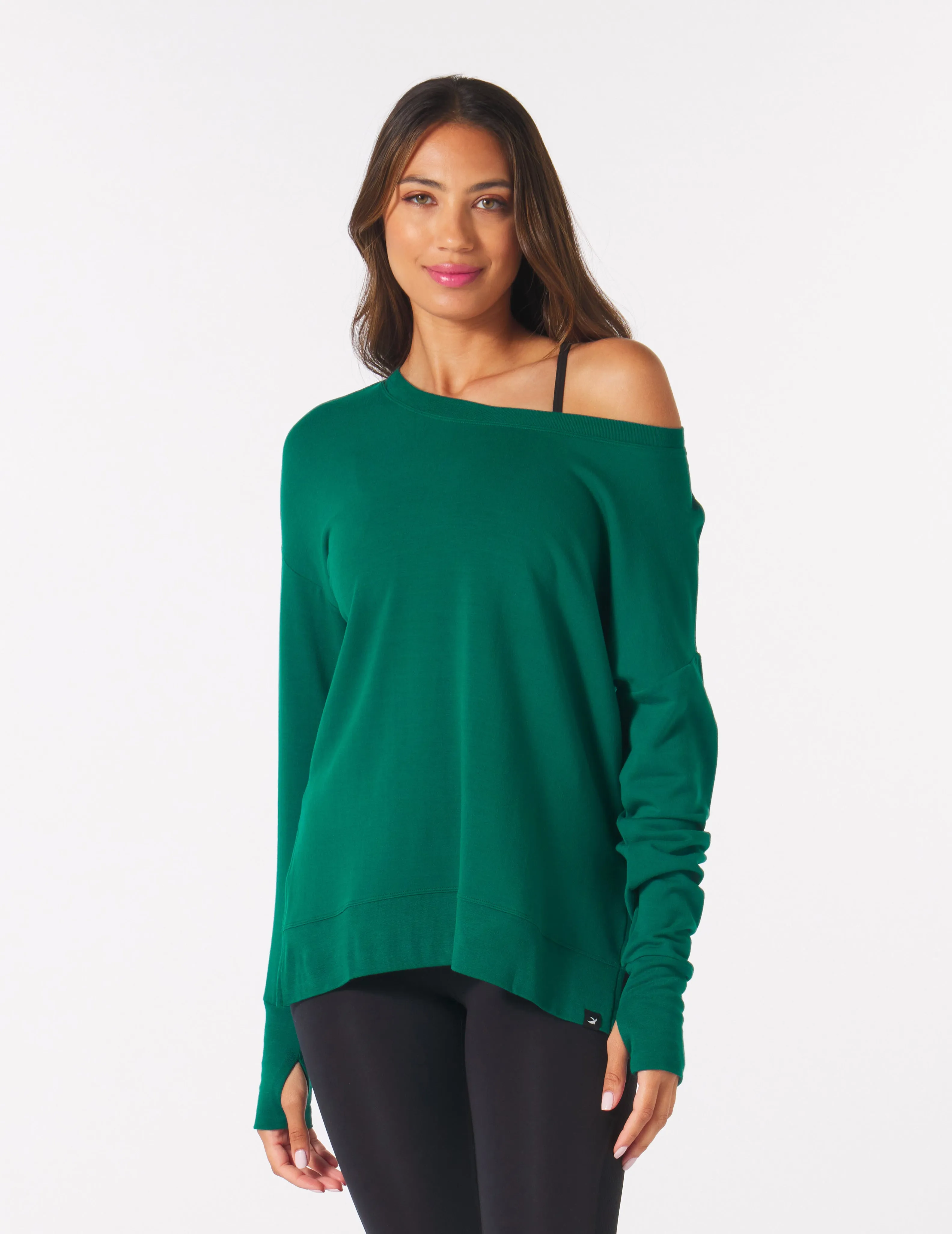 Lounge Long Sleeve: Emerald