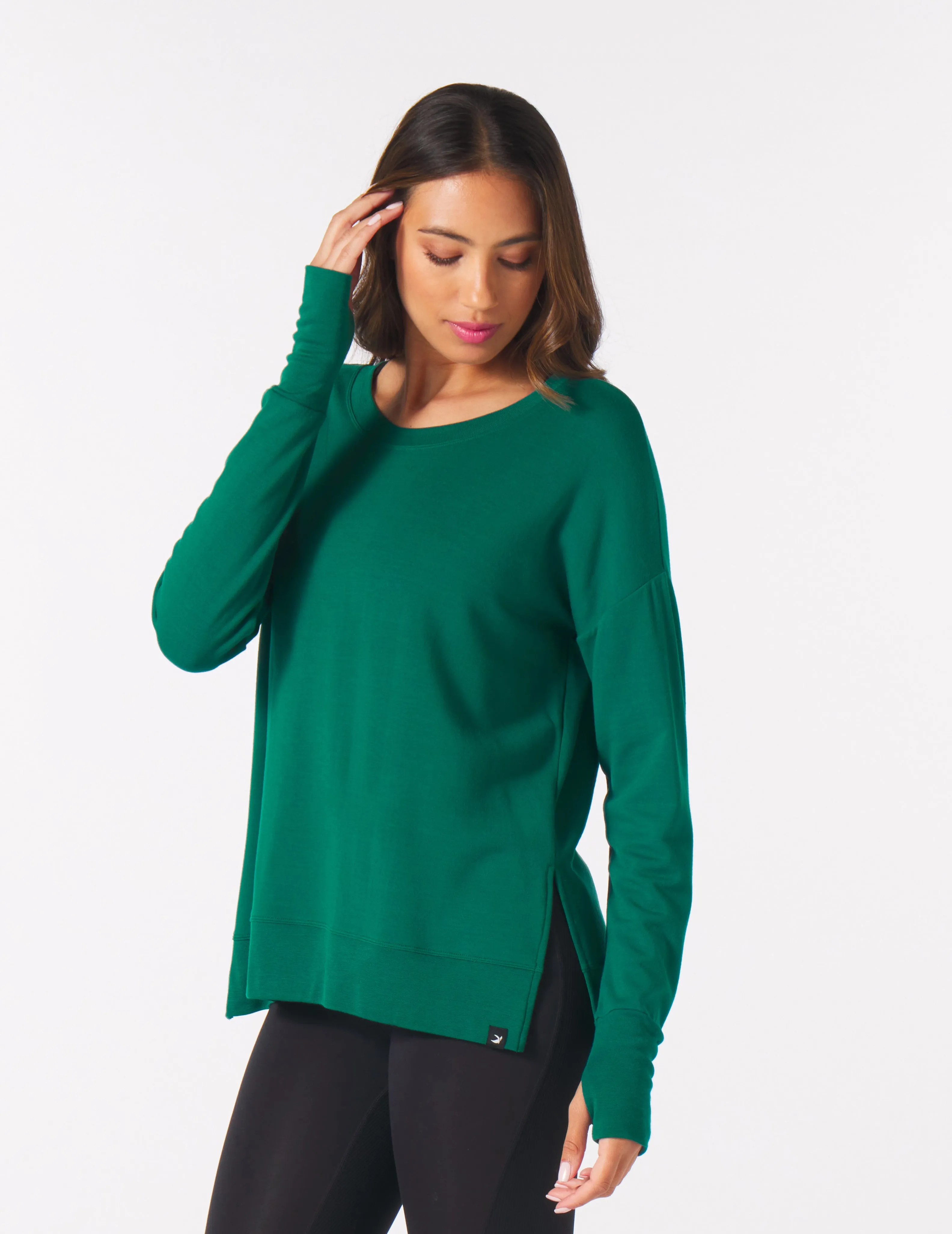 Lounge Long Sleeve: Emerald