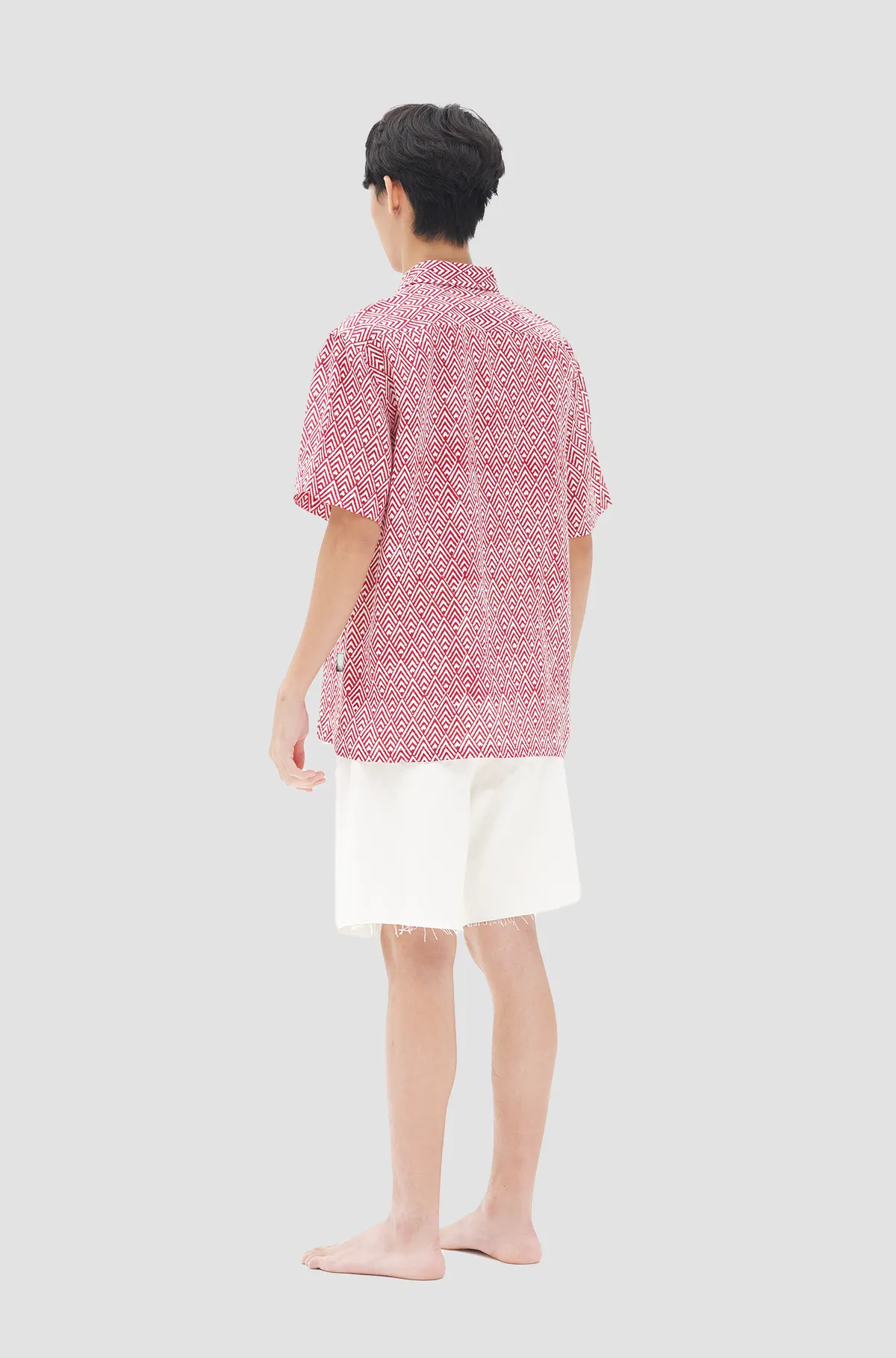 Maharaja Linen Cakkani - Red