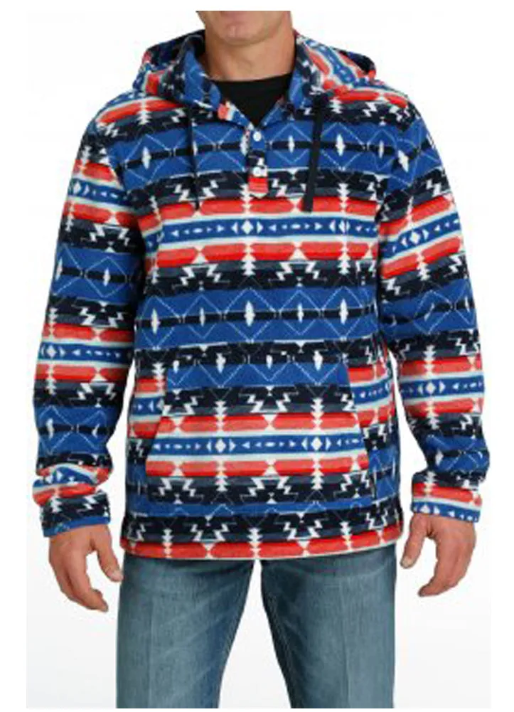 Mens Fleece Hoodie in Multi by Cinch