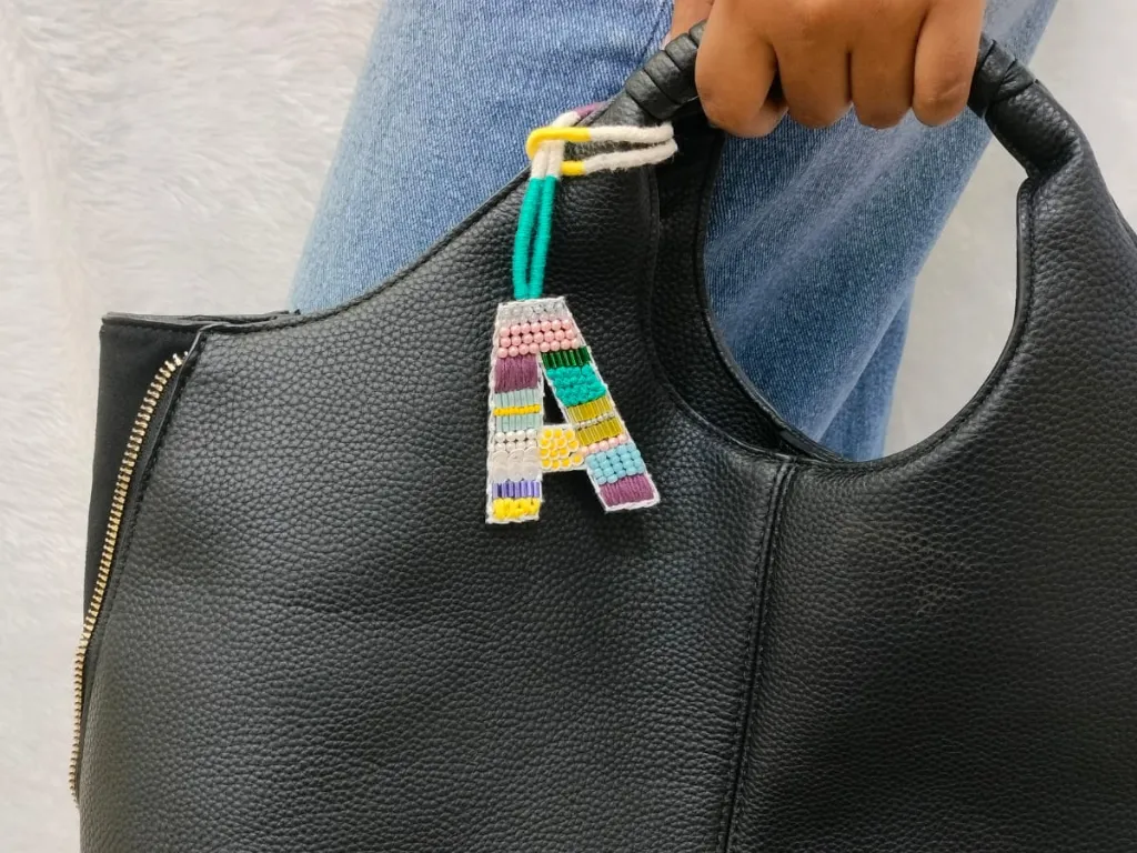 Multicolor Alphabet 'A' Bag Patches