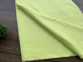 Neon Green Plain Linen Fabric (Wholesale)