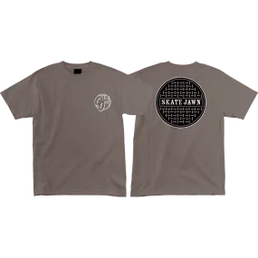 OJ Wheels Skate Jawn T-Shirt - Warm Grey