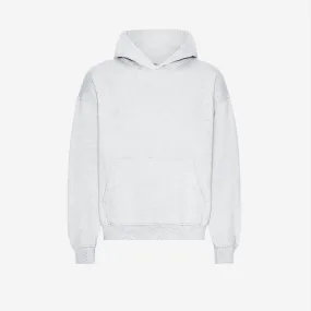 Organic Oversized Hoodie - Snow Melange