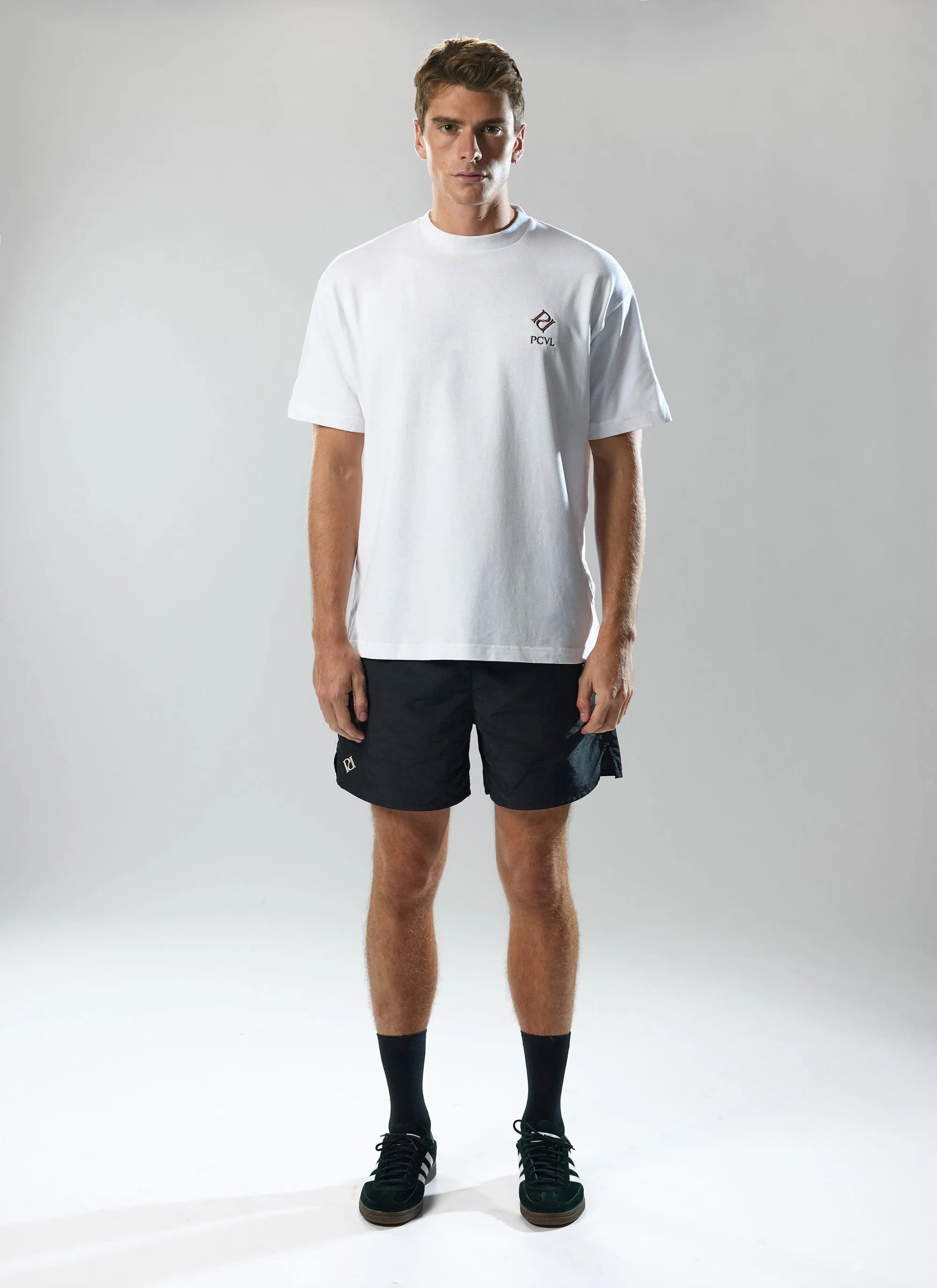 PCVL Oranges Oversized T Shirt | Cotton | White