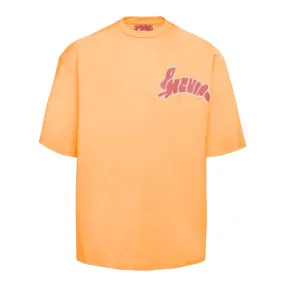 Pharmacy Industry Vibrant Orange Graphic Crewneck Tee