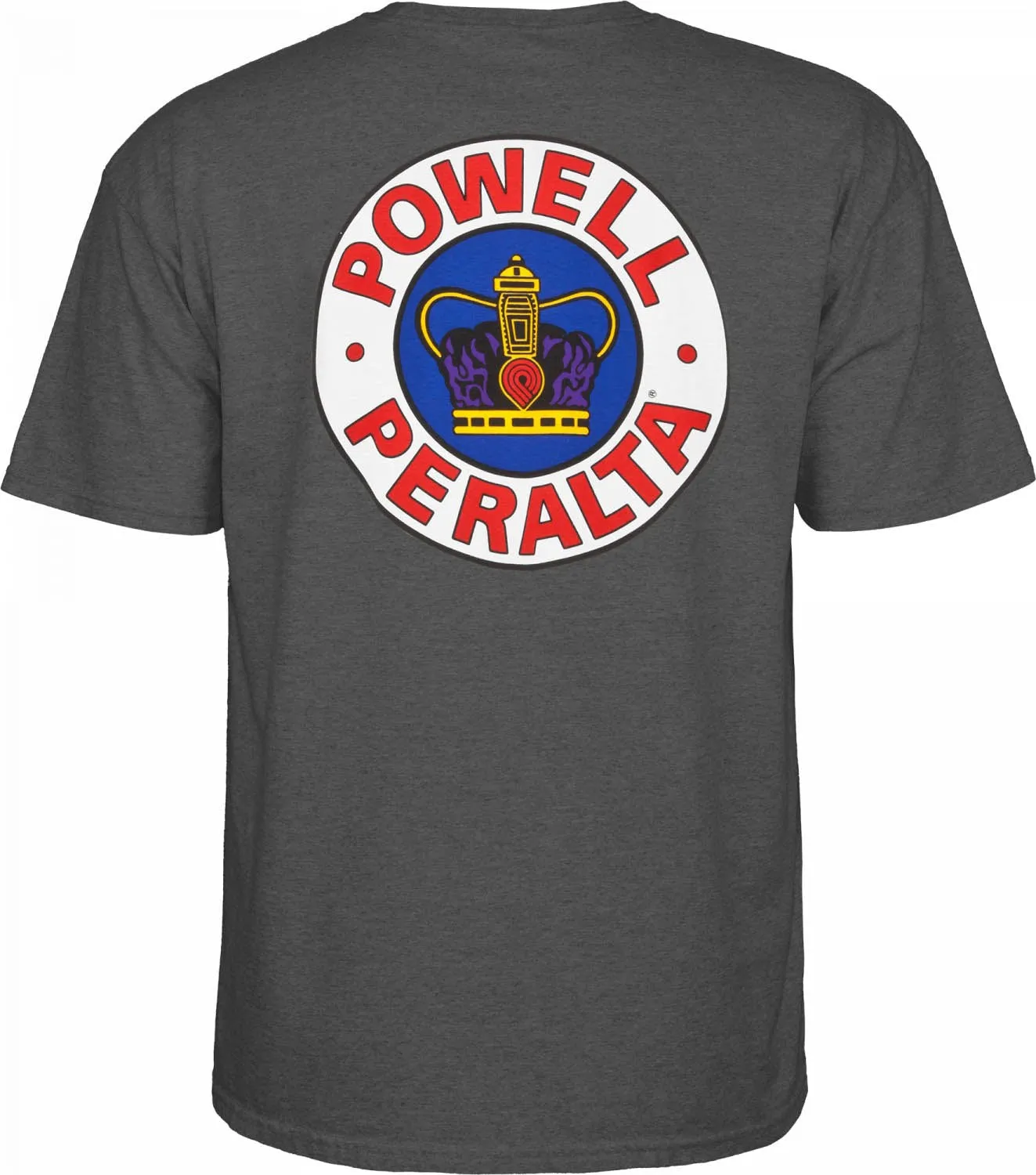 Powell Peralta - Supreme Tee Charcoal Heather