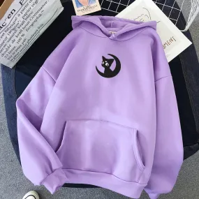 Print Warm Hoodies Sweatshirt