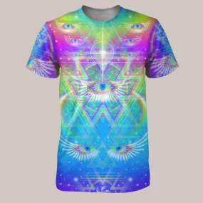 Psychedelic Shirt (UV/RGB, Eco-Friendly, Unisex) | SURREALIZATION