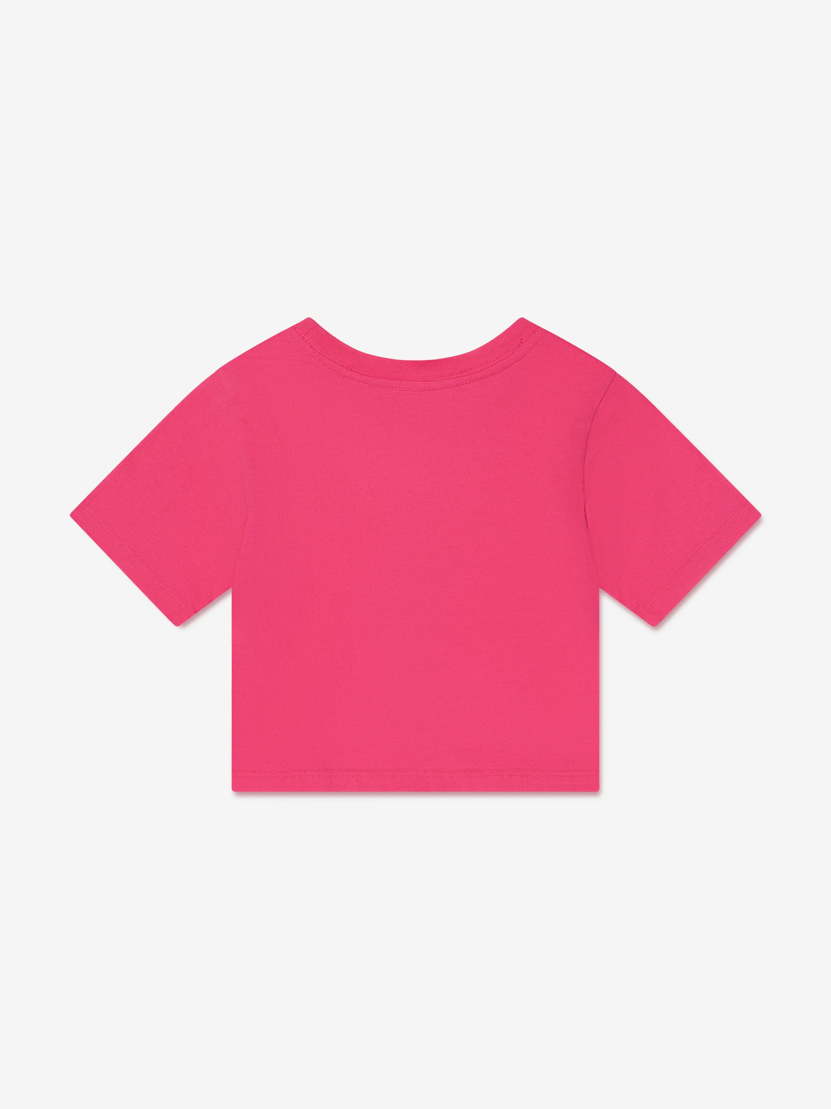 Ralph Lauren Girls Logo Boxy T-Shirt in Pink