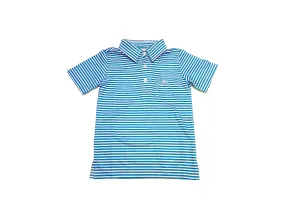 Saltwater Boys- Inshore Performance Polo (Teal, 2T-16)