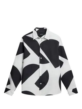 Shia Regular Print Shirt / Cloud White