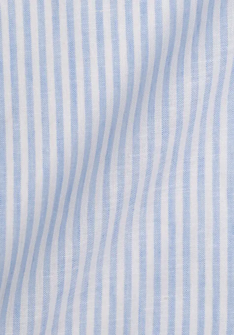 Sky Linen Stripes Shirt - Cutaway Extreme