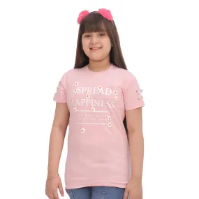 Teens Girls T-Shirt Spread - Pink